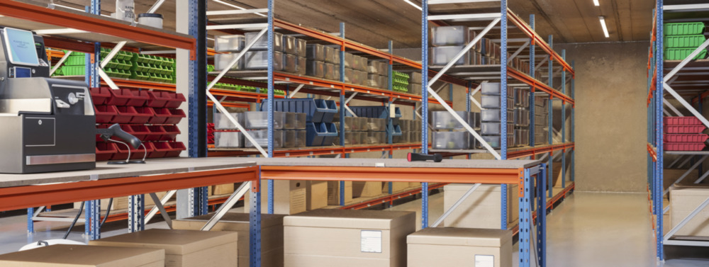 Weitspannregal mit DTD-Böden – flexible Lagerlösung für schwere Lasten