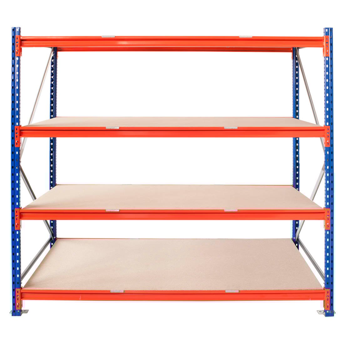 Weitspannregal XL 200X150X80cm, 4x HDF Böden, 1000kg pro Böden