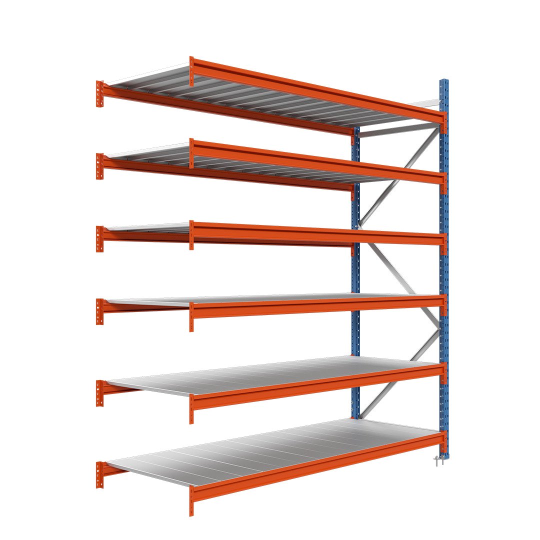 Weitspanregale LONGSPAN 250x185x80-6-Metal