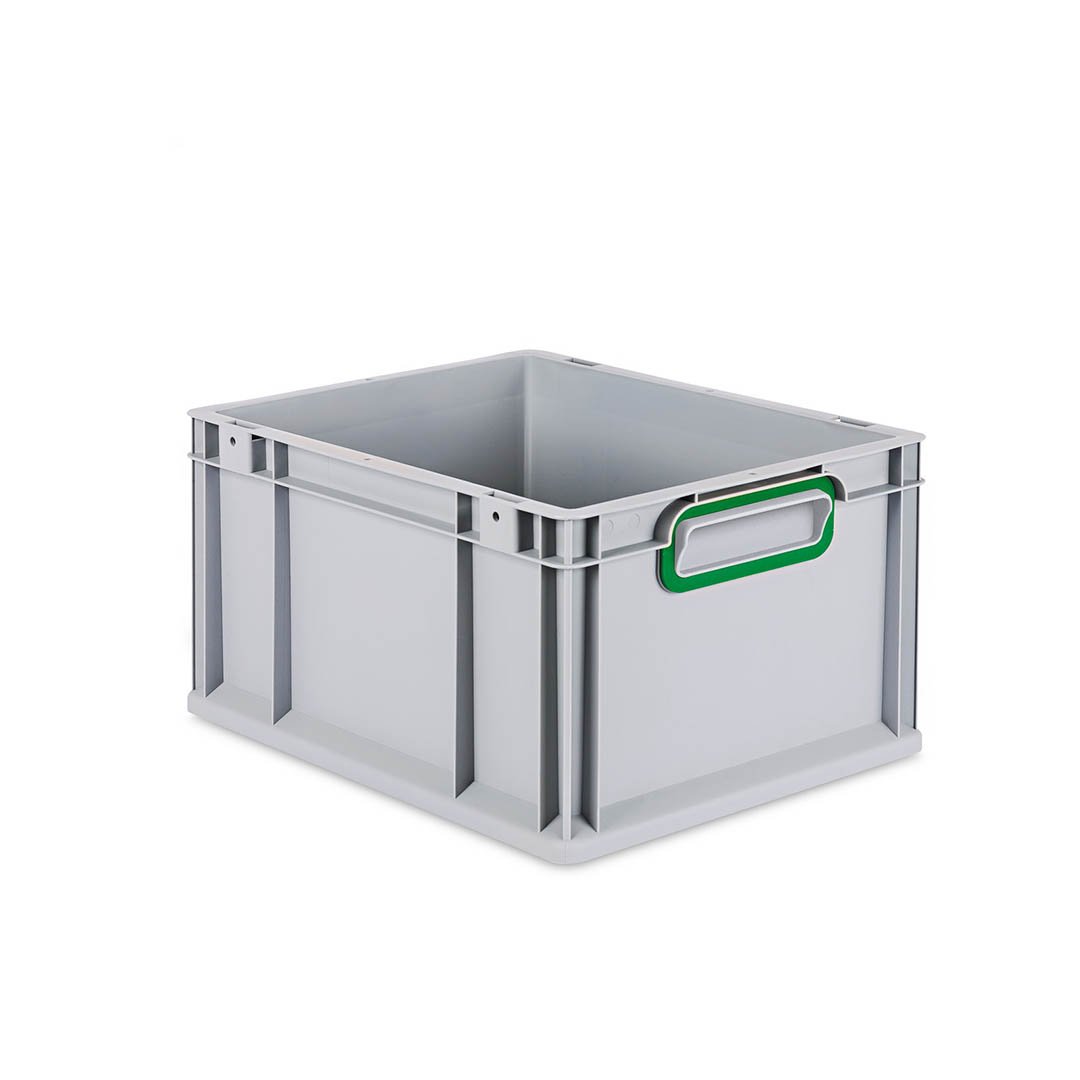 Eurobox NextGen 2.0 - Griffe geschlossen - Grün - 400 x 300 x 220 mm