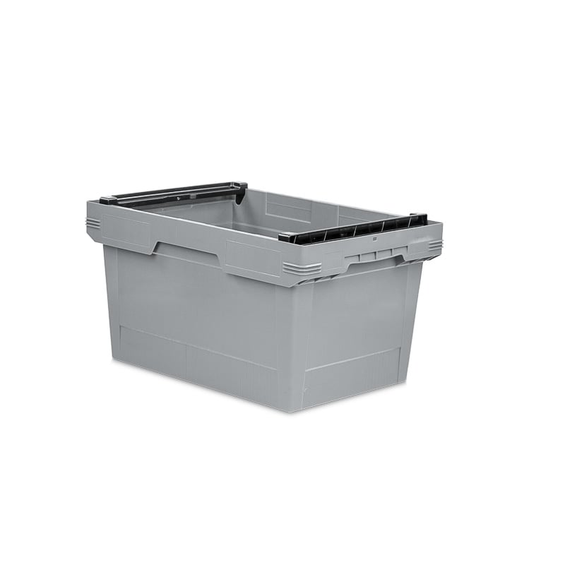 Mehrwegbehälter Conical mit Stapelbügel 64-323- grau