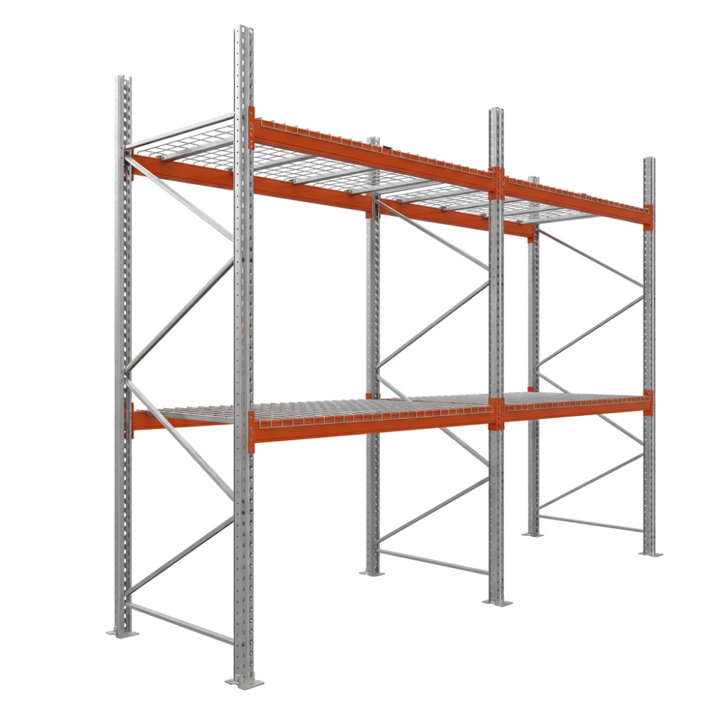Palettenregale - Grundregal - 300 - 270 - 110 - 2 - 500 - 2 - Wire mesh