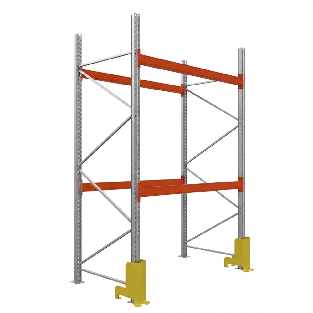 Palettenregale - Grundregal - 500 - 185 - 110 - 3 - 1000 - 1 - protector