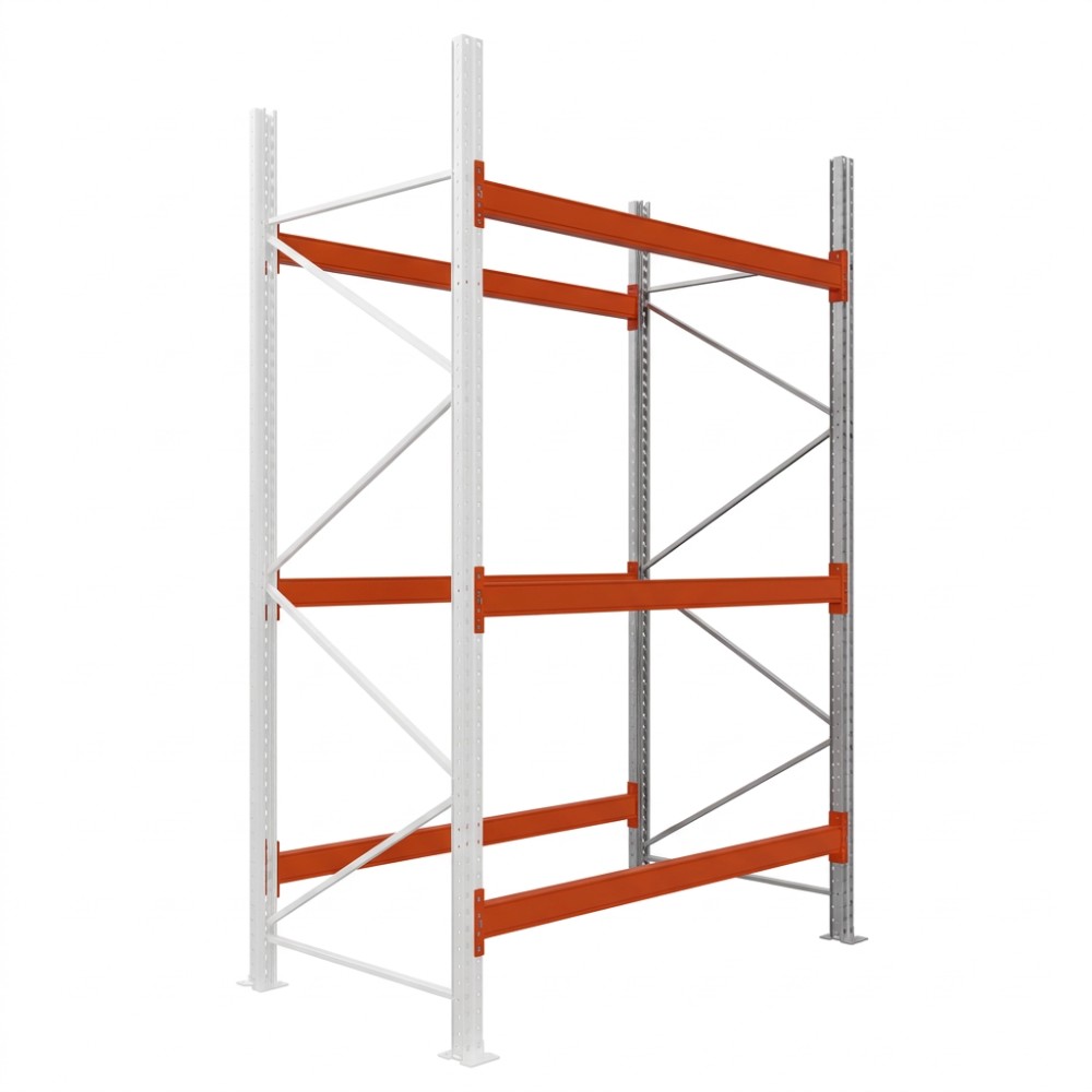 Palettenregale - Anbauregal - 350 - 185 - 110 - 3 - 1000 - 1