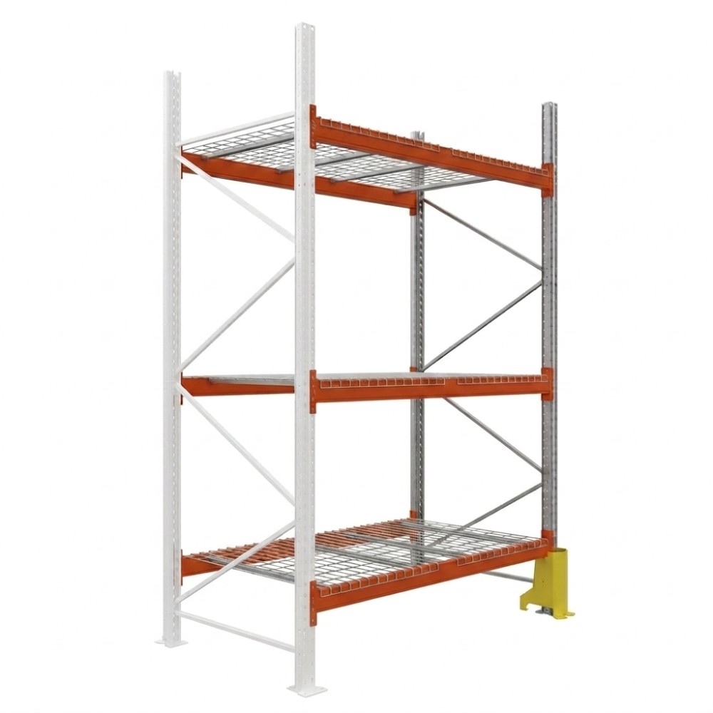 Palettenregale - Anbauregal - 600 - 270 - 110 - 3 - 500 - 1 - wire mesh - protector