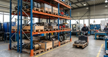 Palettenregal für die Werkstatt – robust, flexibel und erweiterbar