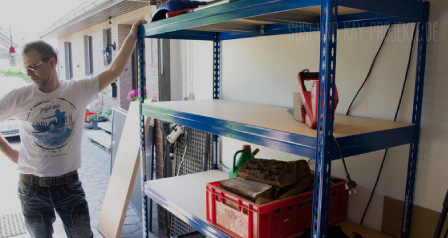 Ordnung in der Garage von Susi und Kay