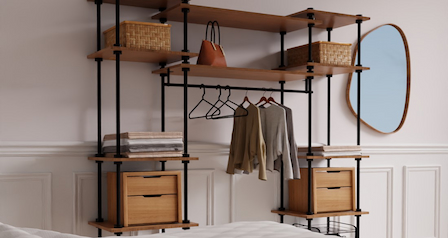 Offener Kleiderschrank: Vor- und Nachteile