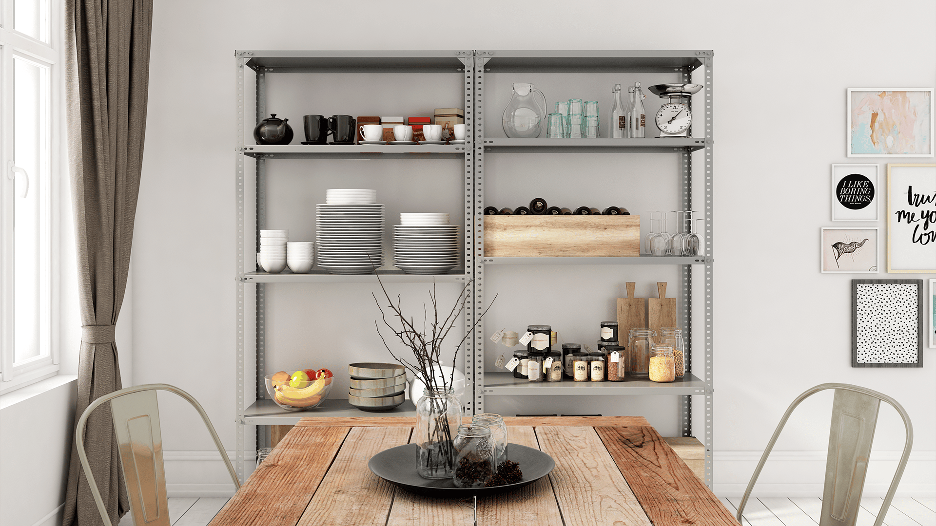 Regalsysteme aus Metall – vielfältige Möglichkeiten für Hotels, Restaurants und Gastronomie