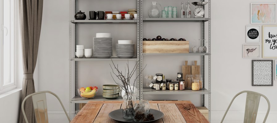 Regalen für Speisekammer