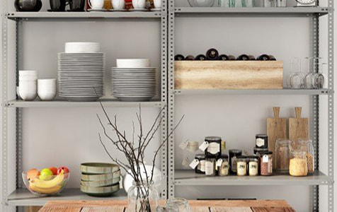 Regalen für Speisekammer