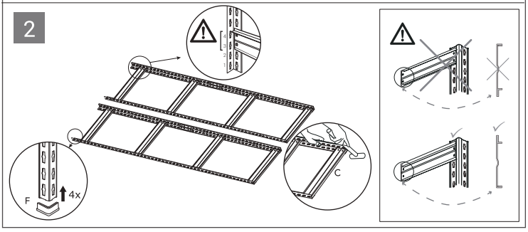 RIVET-Steckregal schnell und effizient aufbauen