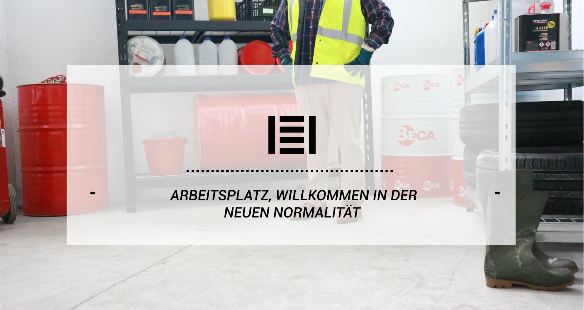 Arbeitsplatz, willkommen in der neuen Normalität