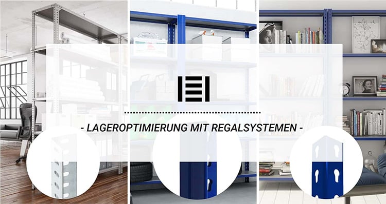 Platz schaffen im Lager durch Regalsysteme mit Winkelprofilen | Master Regale