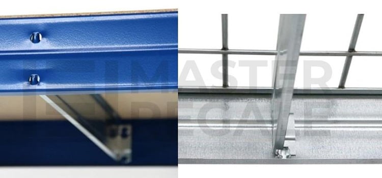 Schraubregal vs Steckregal