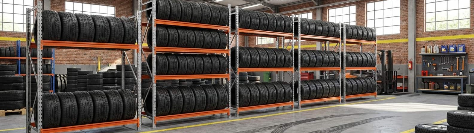 Regály na pneumatiky