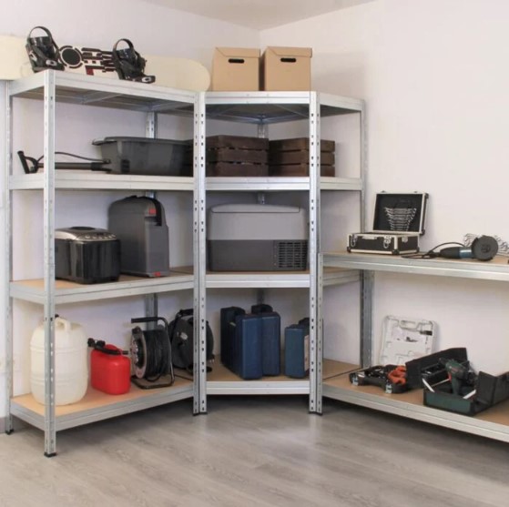 Eckregal aus Metall RIVET