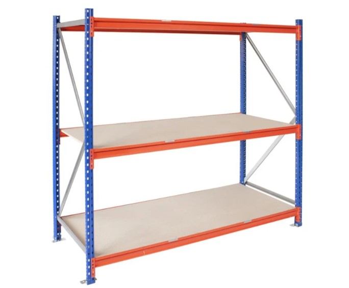 Weitspannregal XL Zusatzmodul 200X150X80cm, 1000kg pro DTD Böden