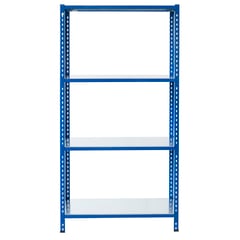 Steckregal aus Metall L Profil 200x80x50cm 4 Böden