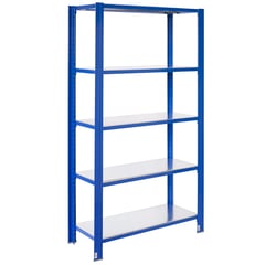 Steckregal aus Metall T Profil 200x60x30cm 5 Böden
