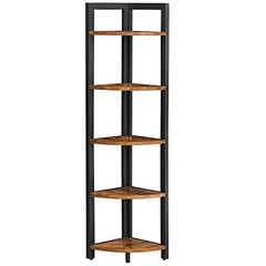 Eckregal freistehend, 5 Ablagen, Robust, 150x30x30cm