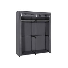 Stoffschrank, Doppel-Kleiderstangen, 174x140x43cm