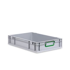 Eurobox NextGen 2.0 - Griffe geschlossen - Grün - 600 x 400 x 120 mm