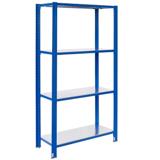 Bezšroubový kovový regál 250x80 cm (VxŠ) T profil - Hover