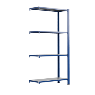 Bezšroubový kovový regál přídavný modul 250x80 cm (VxŠ) T profil - Hover