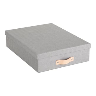 Úložná krabice na dokumenty OSKAR ze 100% recyklovatelného papíru - Hover