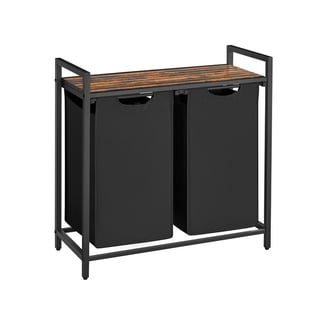 Wäschekorb mit ausziehbaren Wäschesäcken 72x73x33 - Hover