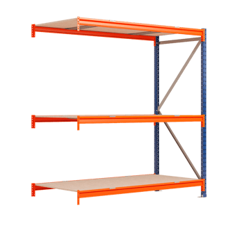 Weitspannregal XL Zusatzmodul 200X150X80cm, 3x DTD Böden, 1000kg pro Böden