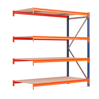 Weitspannregal XL Zusatzmodul 200X150X80cm, 4x DTD Böden, 1000kg pro Böden