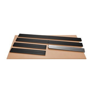 Schwerlastregal RIVET HDF Zusatzboden 90x45 cm, anthrazitgrau