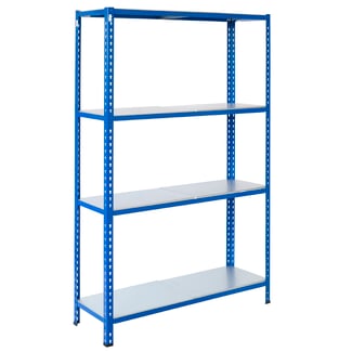Bezšroubový kovový regál 200x120 cm (VxŠ) L profil