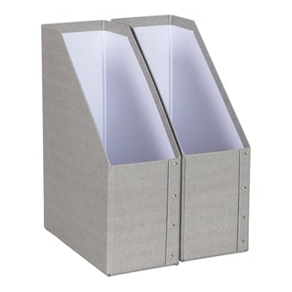 Stehsammler aus recycelten Faserkarton WILLIAM , 2 Stk., 31x11x24 cm