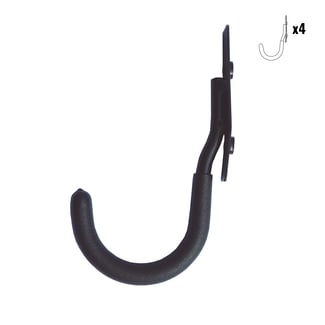 4x Haken für Metallregal RIVET SET 