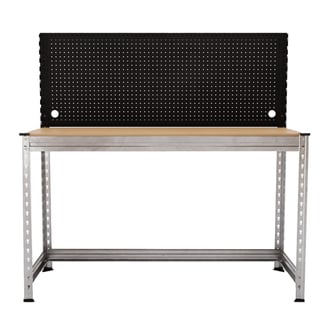 BULLRACK pracovní stůl s panelem na nářadí 150x150x60 cm