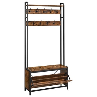 Garderobenständer mit Schuhschrank 180x85x30
