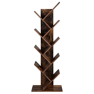 Bücherregal in Baumform 8 Fächer 141x50x25