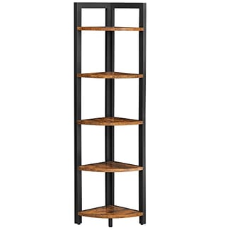 Eckregal freistehend, 5 Ablagen, Robust, 150x30x30cm