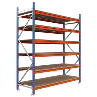 Weitspanregale LONGSPAN 200x150x60-6-DTD