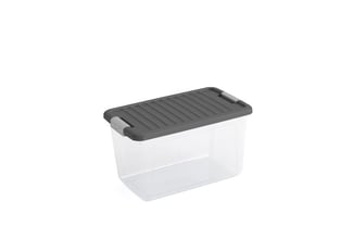 Plastový box s vekom a kolieskami 30 l