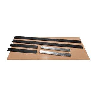 Schwerlastregal RIVET HDF Zusatzboden 150x45 cm, anthrazitgrau - Hover