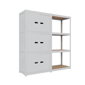 Regalset AR Style D-Carbon, Schrankmodul & Regaleinheit