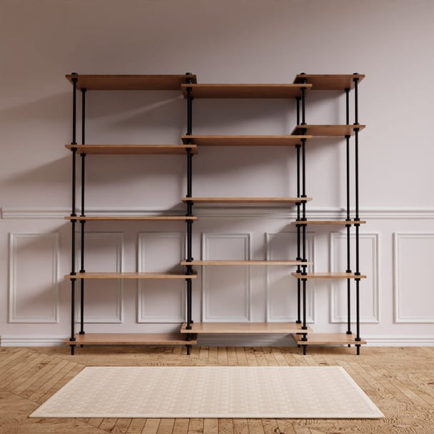 Regalsystem mit 2 Standregalen DECO 185x193x35 cm