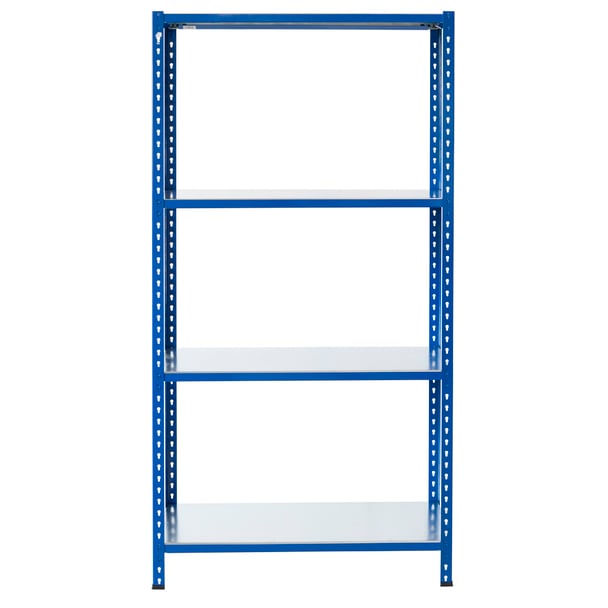 Bezšroubový kovový regál 250x100 cm (VxŠ) L profil