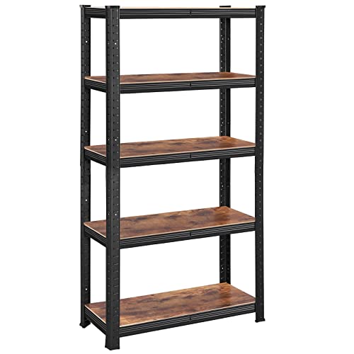 Standregal, bis 650kg belastbar, 5 Ablagen, verstellbar, 150x75x30cm