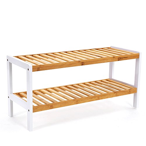 Schuhregal, Bambus, 33x70x25cm