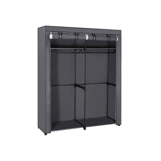Stoffschrank, Doppel-Kleiderstangen, 174x140x43cm